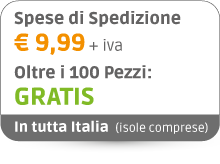 Spese di spedizione GRATIS oltre i 100 pezzi!